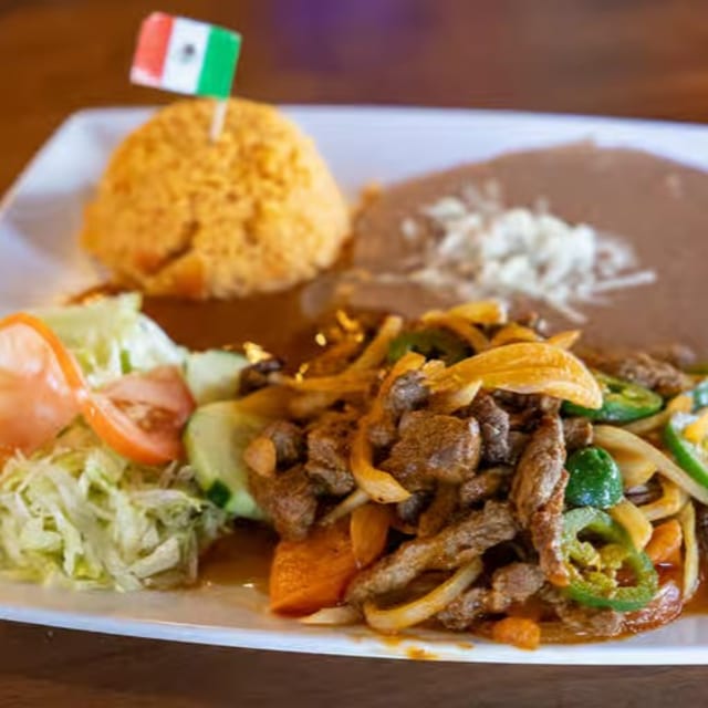 Bistec a LA Mexicana.