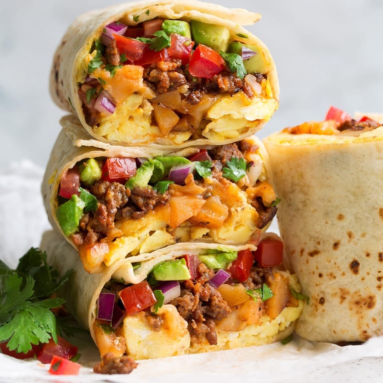 Delicious Breakfast Burrito Awaits